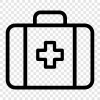 medical supplies, emergency preparedness, first aid supplies, first aid kit icon svg