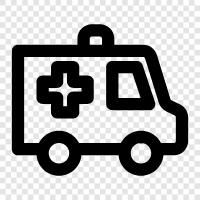 medical transport, paramedic, medical care, emergency medical service icon svg