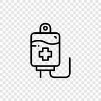 medication, solution, intravenous, drip icon svg