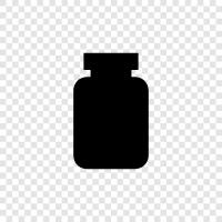 Medicine Flask, Medicine Jug, Medicine Vial, Medicine Bottle icon svg