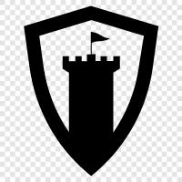 medieval, defense, keep, fortress icon svg