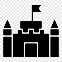 medieval, tower, keep, defense icon svg