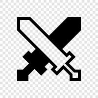 medieval swords, samurai swords, fencing swords, swords for sale icon svg