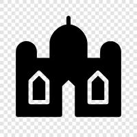 medieval, history, legends, architecture icon svg