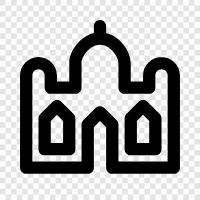 medieval, tower, keep, armory icon svg