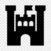 medieval, tower, defense, fortress icon svg