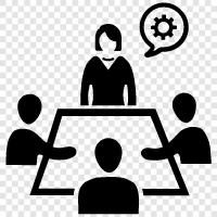 Meeting, Meeting Room, Conference Room, Meeting Attendee icon svg