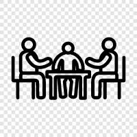 Meeting, Conference, Meeting Room, Meeting Facility icon svg