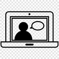 meeting, teleconference, online meeting, web meeting icon svg