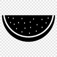 Melone, Cantaloupe, Honigtau, Obst symbol