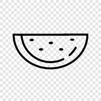 melon, honeydew, cantaloupe, Watermelon icon svg