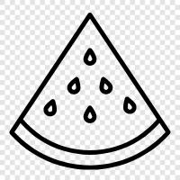 melon, Watermelon icon svg