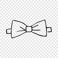 Erkekler, Aksesuarlar, Moda, Bow Tie ikon svg