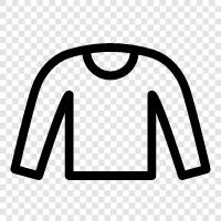 unisex, long sleeve shirt icon svg