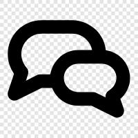 message, chatroulette, messenger, live chat icon svg