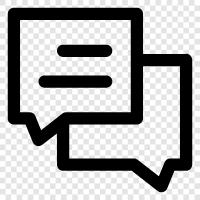 messaging, chatroulette, skype, online chat icon svg