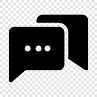 messaging, chat app, messaging app, chat room icon svg