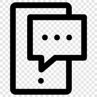 messaging, chatting, messaging app, messaging app for android icon svg