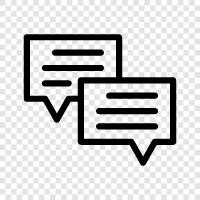 messaging, chatting, online chatting, chat icon svg