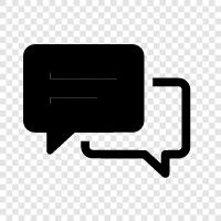 messaging, messaging app, chatting, online chatting icon svg