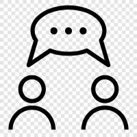 messaging, messaging app, talking, talking app icon svg