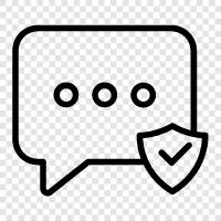 messaging, messaging app, chatroulette, Skype icon svg