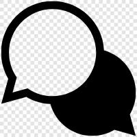 messaging, chatting icon svg