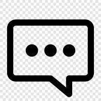 messaging, online chat, online messaging, online chat software icon svg