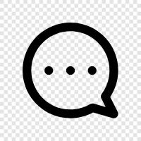 Nachrichten, Social Media, OnlineChat, OnlineKommunikation symbol