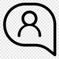 messaging, online chat, online messaging, chat room icon svg