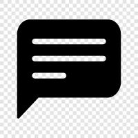 messaging, social media, online communication, online chatting icon svg