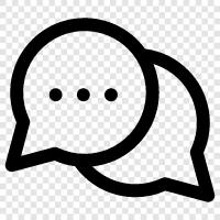 messaging, messaging app, messenger, chatbot icon svg