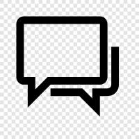 messaging, chatting, chat icon svg