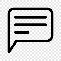 messaging, talking, online, online chat icon svg