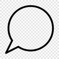 messaging, talking, chatting, social networking icon svg