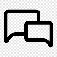 messaging, chatting, online chatting, online messaging icon svg