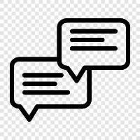 messaging, chatting online, messaging app, online chatting icon svg