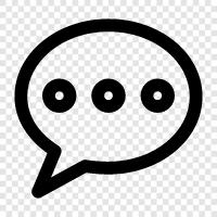 messaging, messaging app, texting, chatbots icon svg