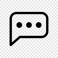 messaging, messaging app, chatroulette, chatroom icon svg