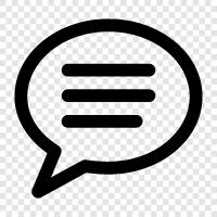 messaging, online chat, online messaging, online communication icon svg