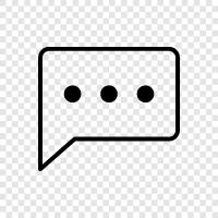 messaging, messaging app, messaging service, online chat icon svg