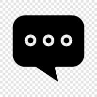 messaging, messaging app, social media, online chat icon svg