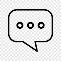 messaging, social media, online chat, online messaging icon svg