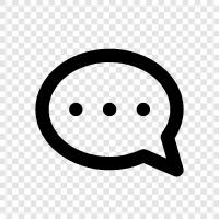 messaging, chat icon svg