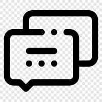 messenger, messaging, chatting, online chatting icon svg