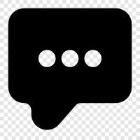 messenger, chat, messaging, talking icon svg