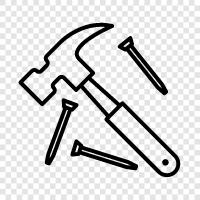 metal, tool, inşaat, üretim ikon svg
