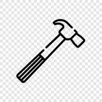 metal, tool, construction, demolition icon svg