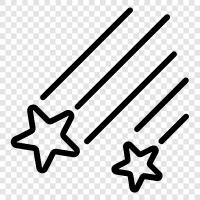 Meteor Showers, Skywatching, Stargazing, Meteorology icon svg