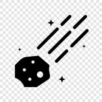 meteorite, space, astronomy, science icon svg